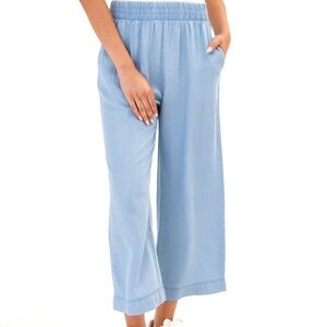 Threads 4 Thought HARLOWE CHAMBRAY CROP PANT 24"